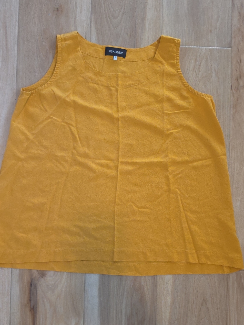 Eskandar Silk Tank Sz S